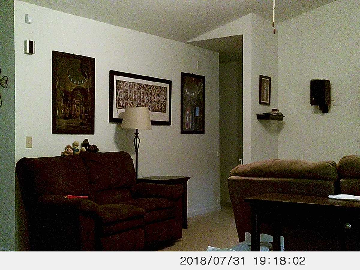 Interior picture during the evening