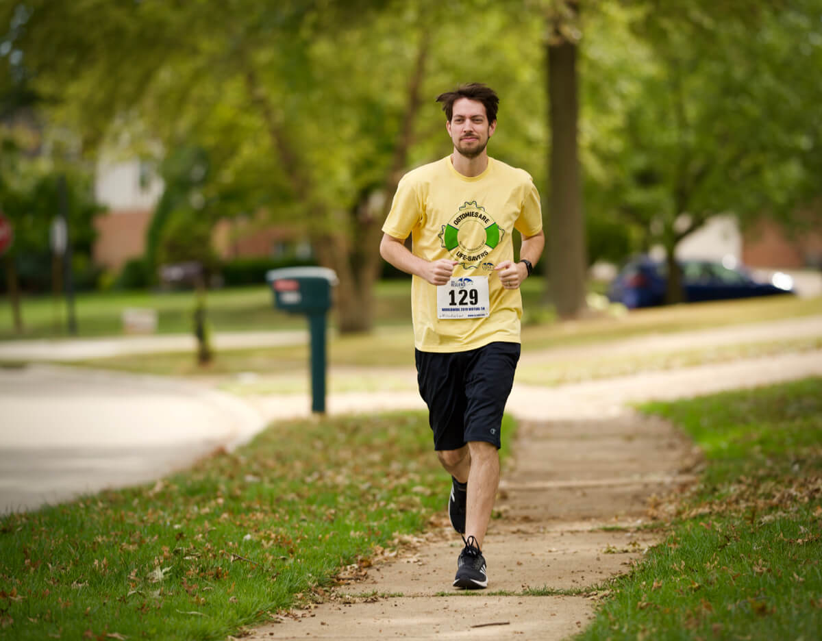 Jeff Geerling running for Ostomy Awareness Day 2019