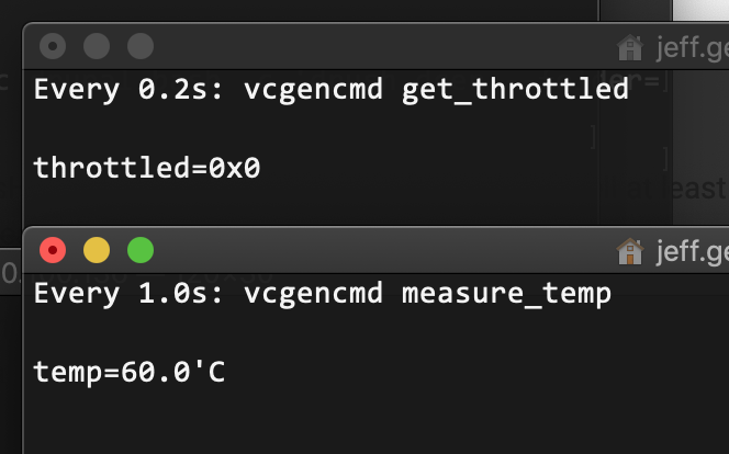 Raspberry Pi 4 with stable CPU temperature at 60 degrees celsius