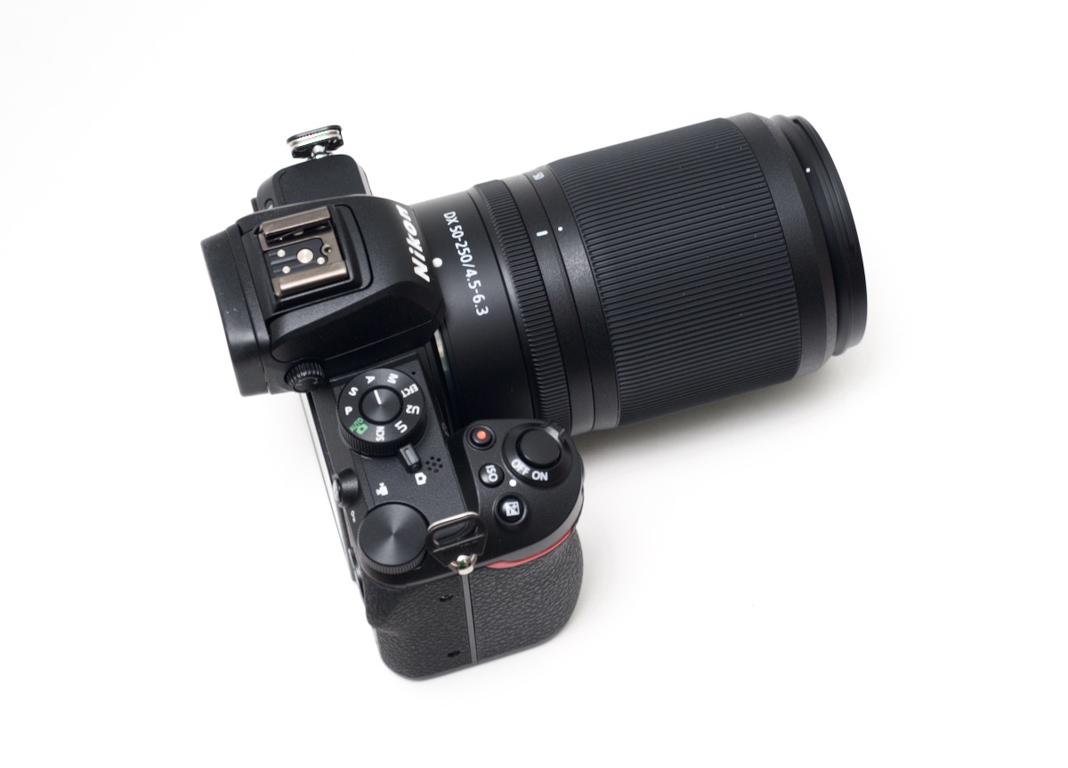 Z50 with 50-250mm zoom lens collapsed