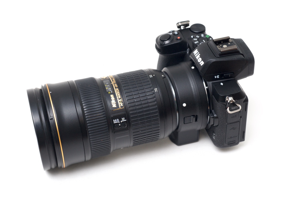 Nikon 24-70 2.8G on FTZ on Z50