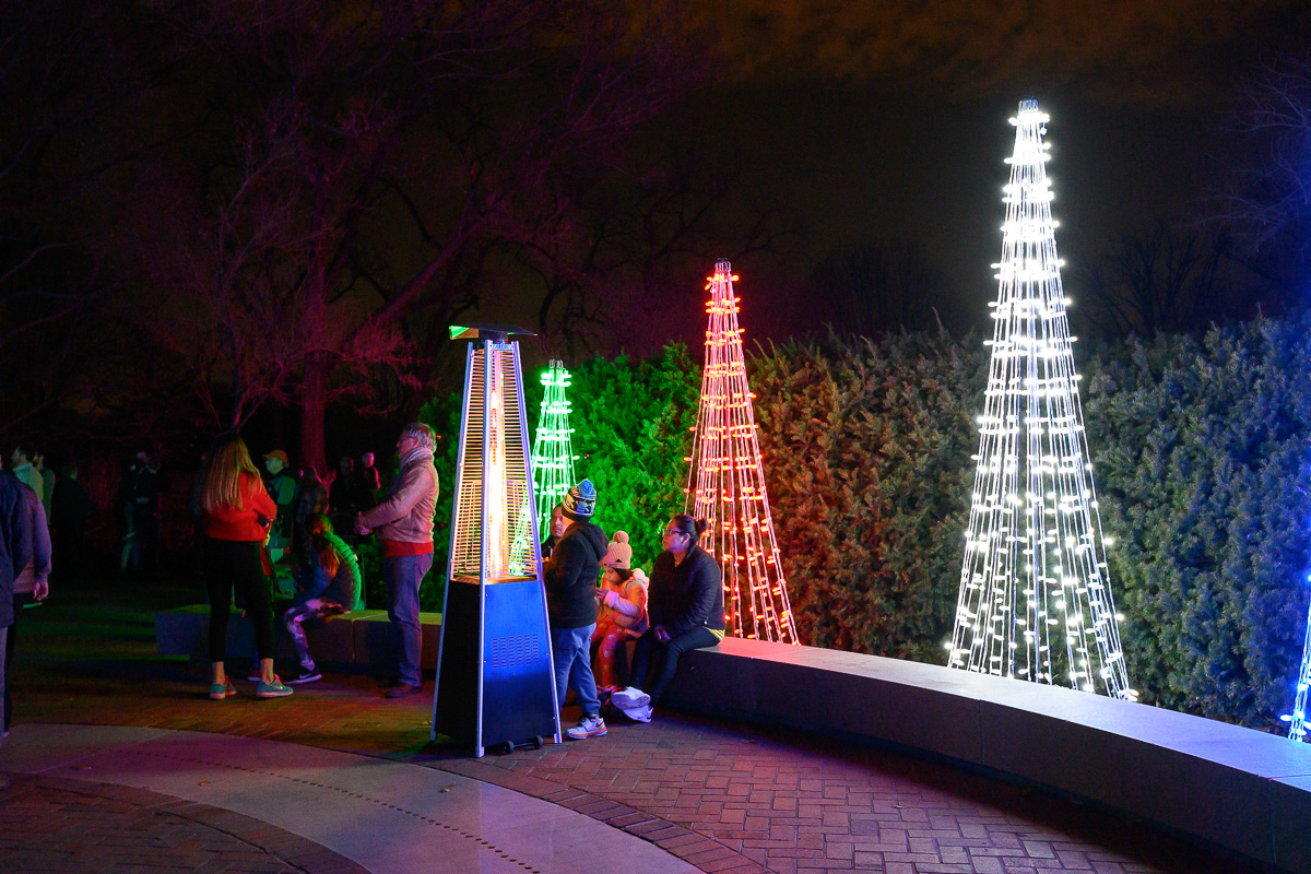 Z50 ISO 6400 shot in low light - christmas lights