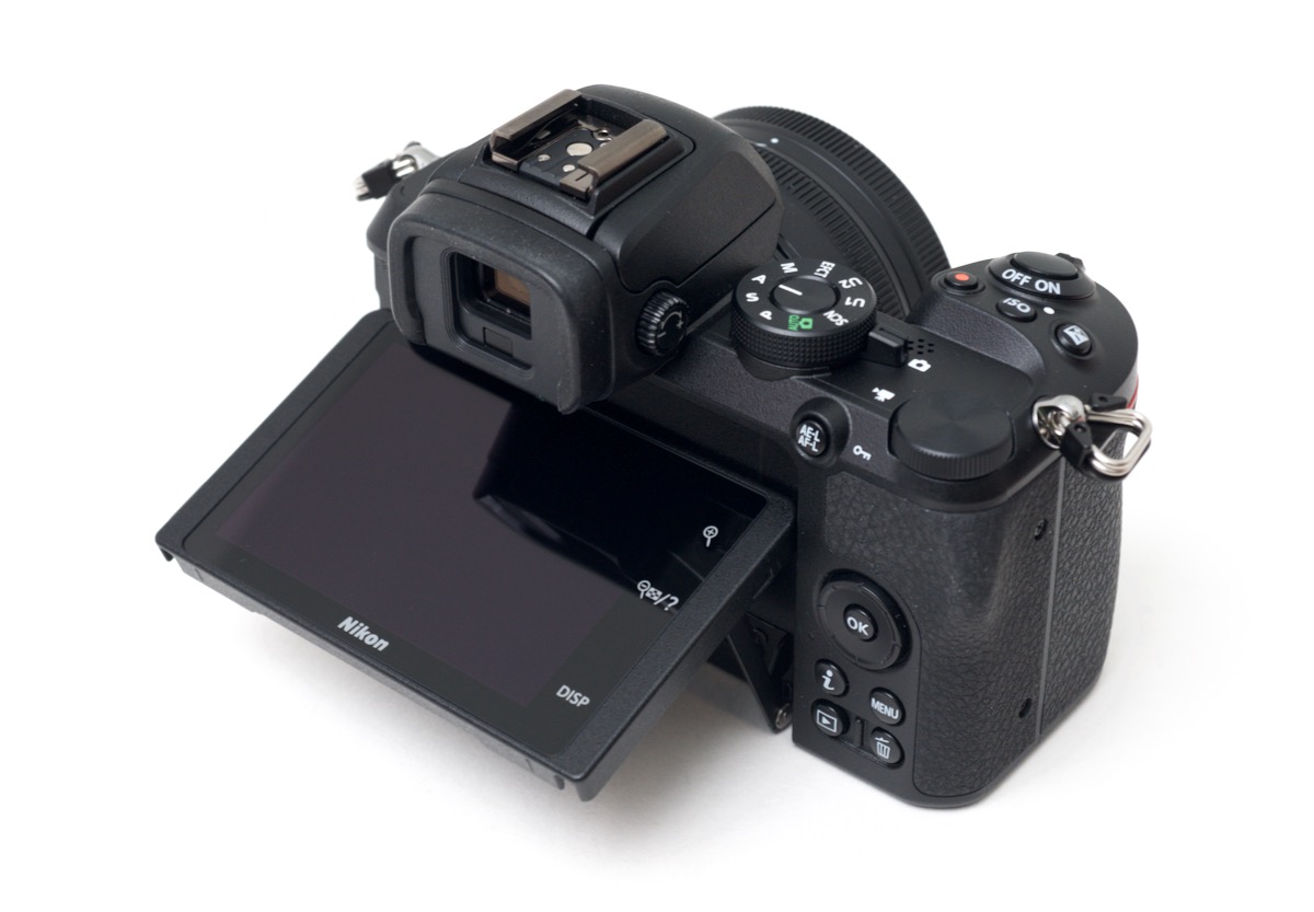 Z50 LCD flipped up