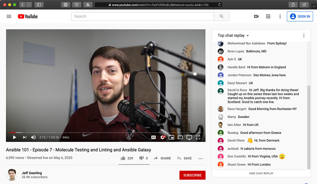 Ansible 101 Live Stream Episode 7 - Jeff Geerling