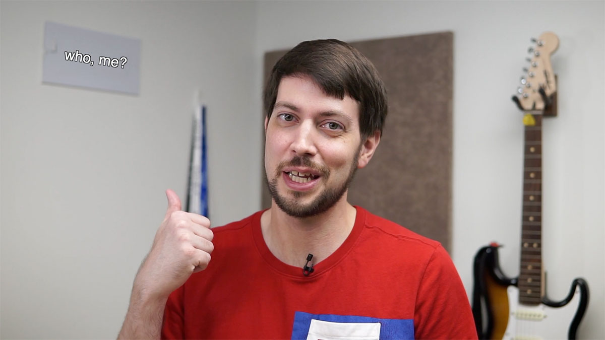 HVAC vent in background - who me?