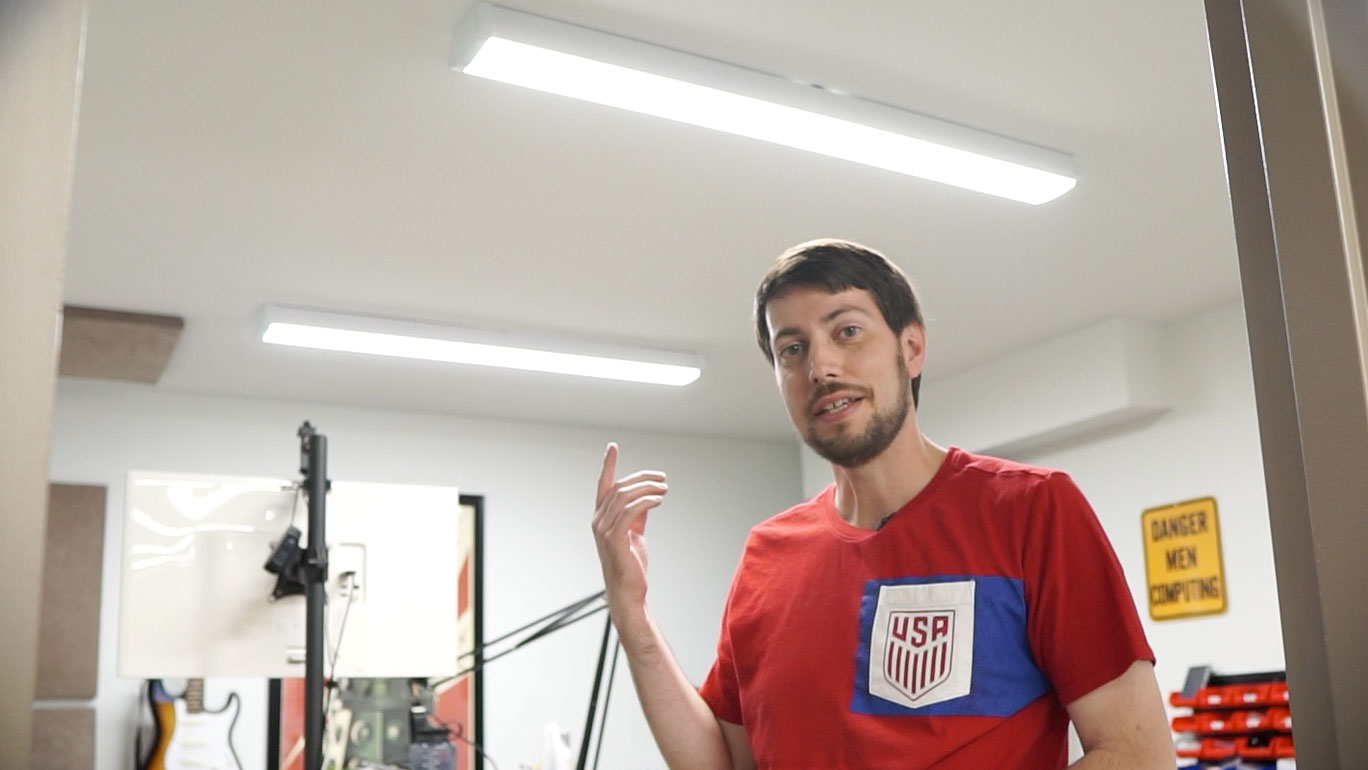Jeff - Worklights in office before replacement