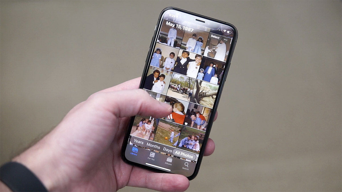 iCloud Photo Library on iPhone