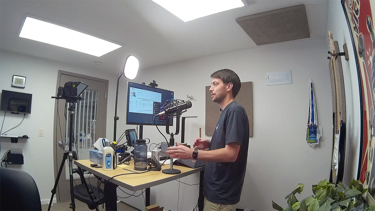 Jeff's Recording Setup Wide Angle