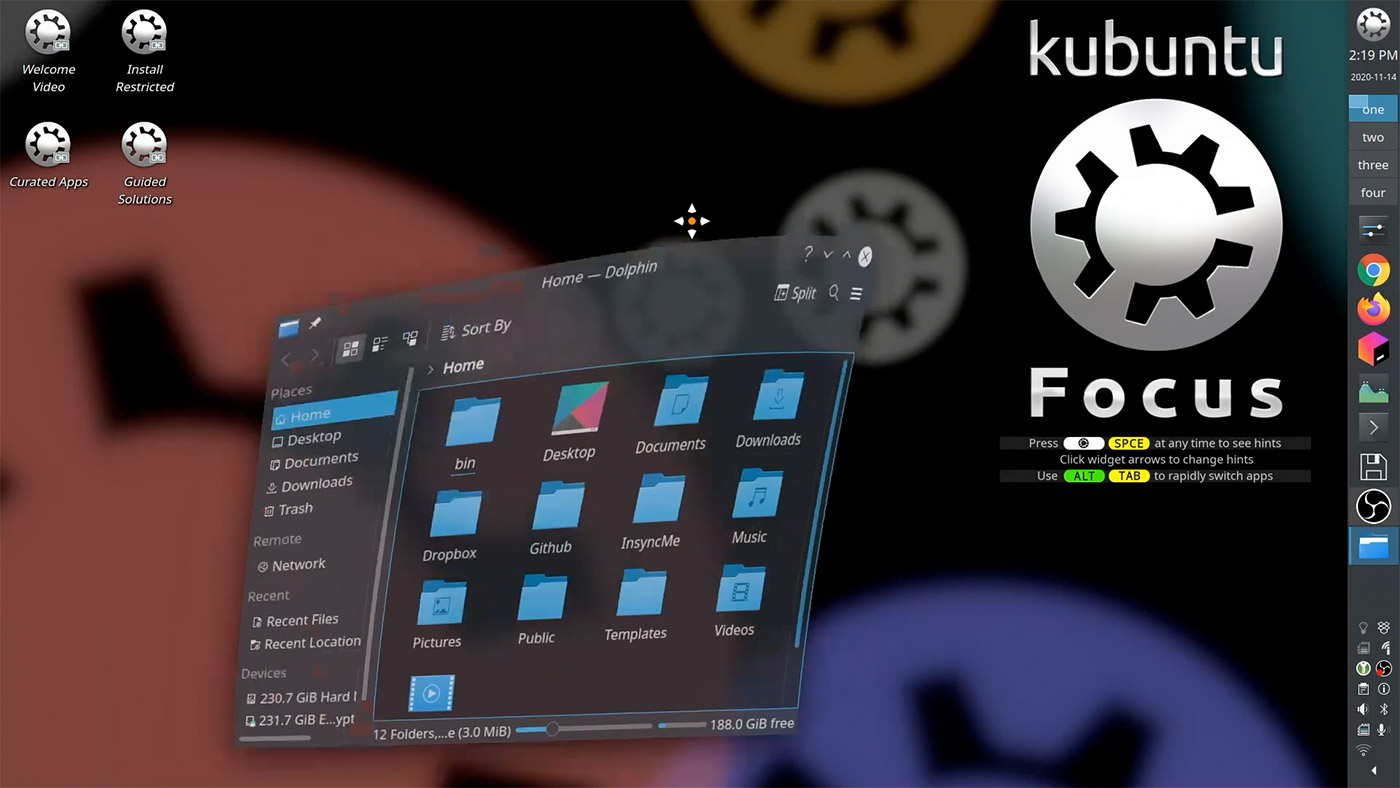 Wobbly windows in Kubuntu Linux