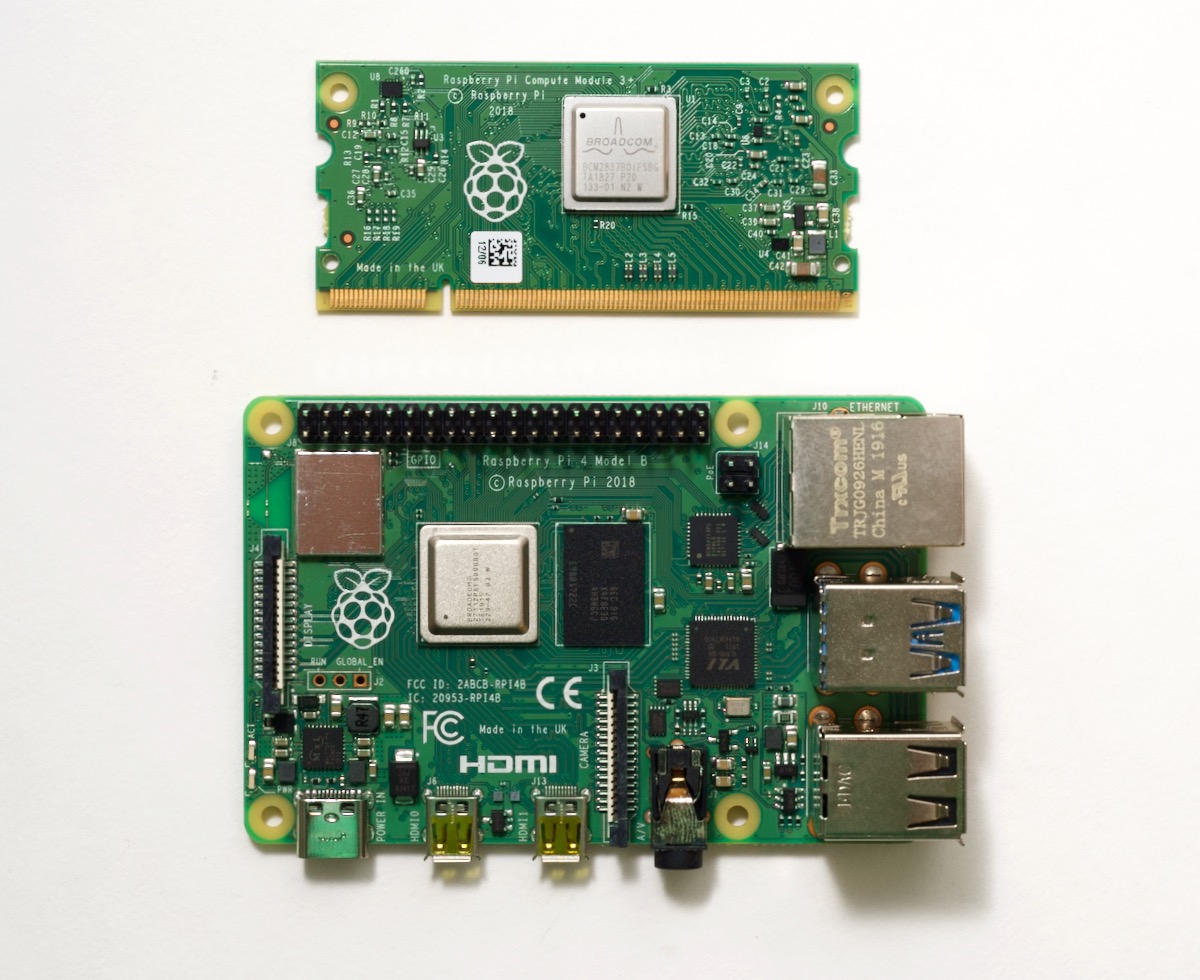 Compute Module 3+ vs Raspberry Pi 4 model B