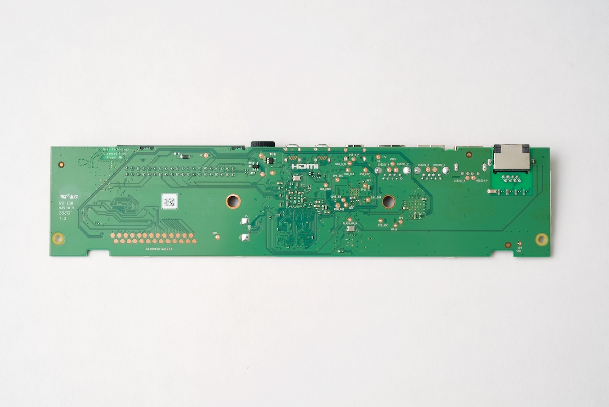 Raspberry Pi 400 - Back side