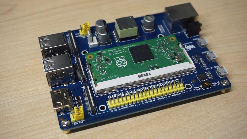 Raspberry Pi Compute Module PoE Board by Waveshare