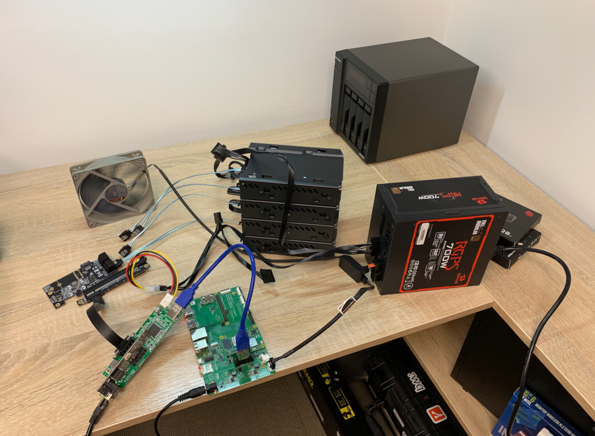 Raspberry Pi NAS almost final setup