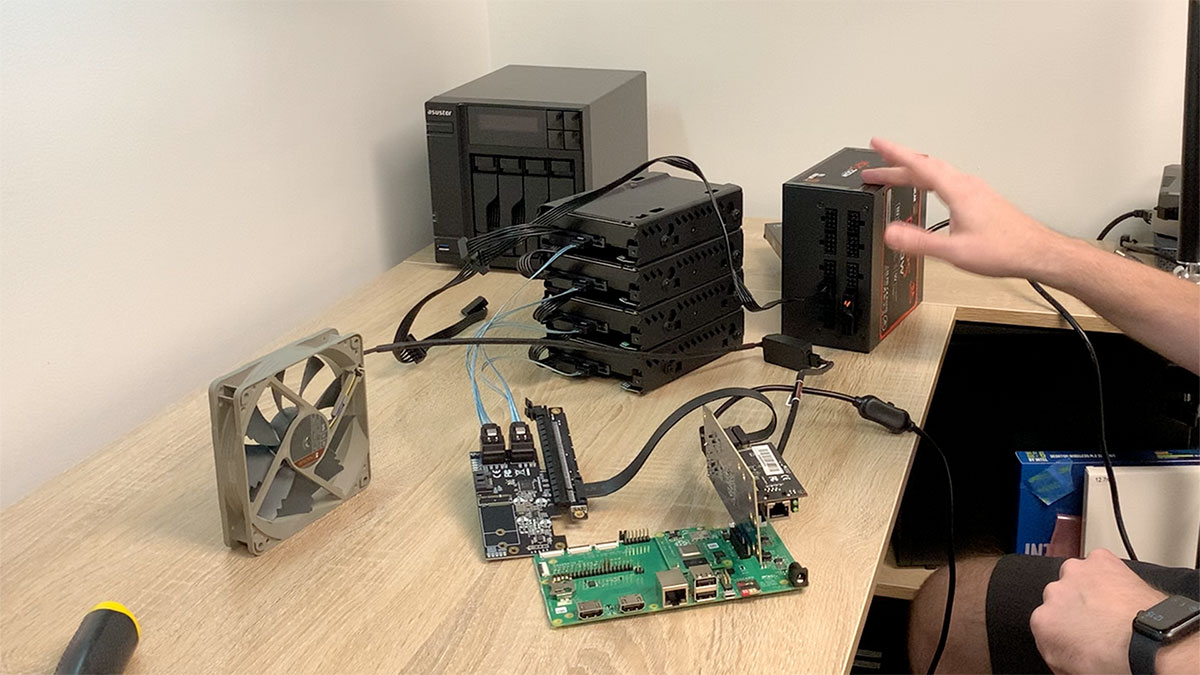 Raspberry Pi NAS Power Supply Setup