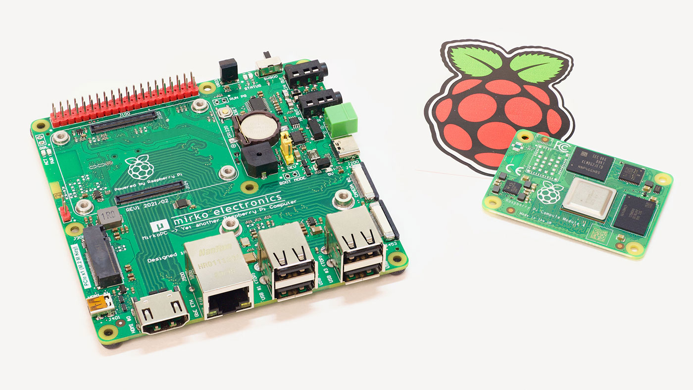 MirkoPC with Raspberry Pi Compute Module 4