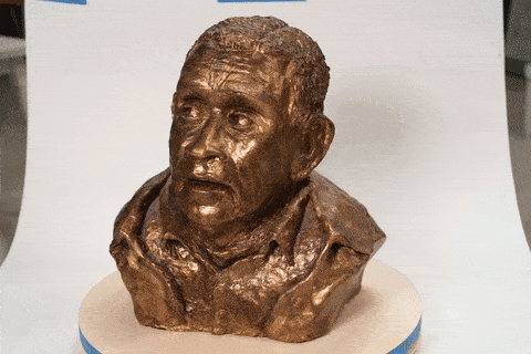 Grandpa bust spinning - photogrammetry