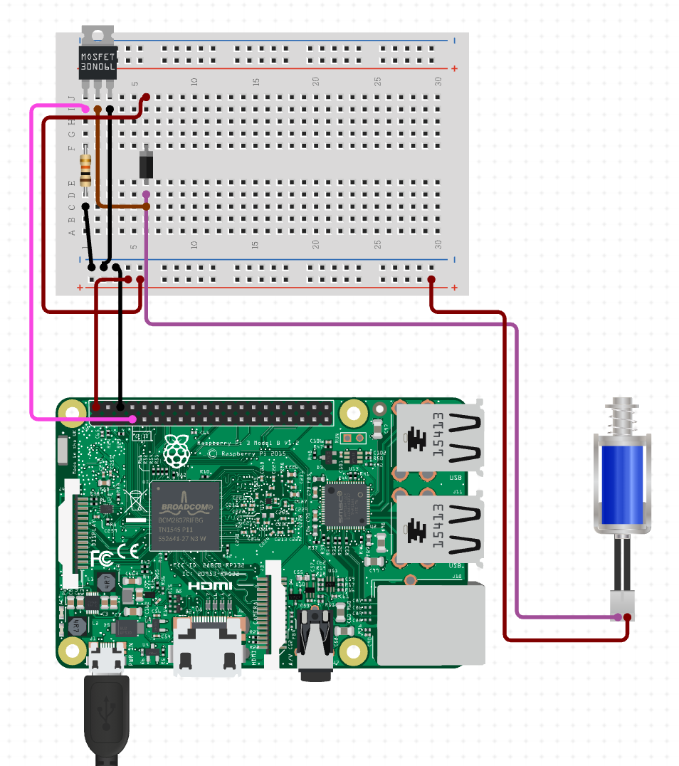 Circuito Pi Solenoid Diagram