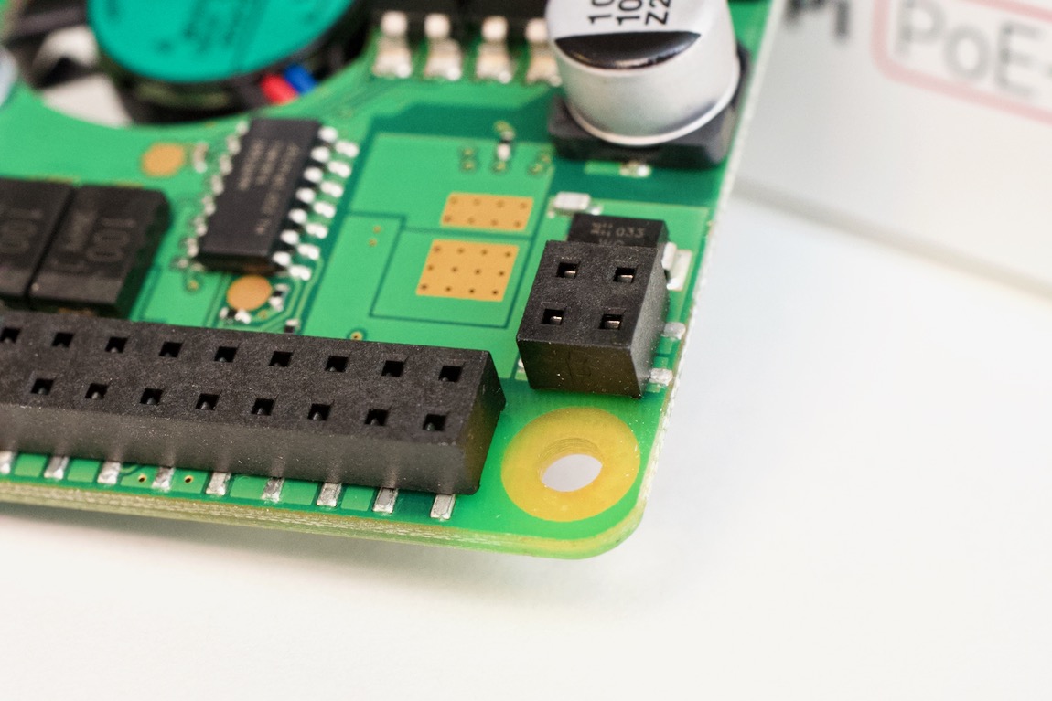 PoE+ Header SMD part that is fragile and prone to lifting