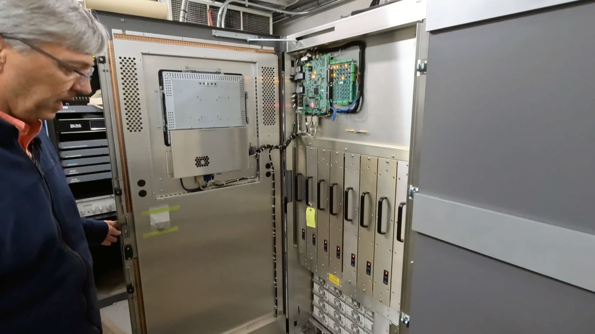 Nautel NV40 FM analog transmitter inside