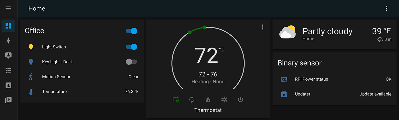 Home Assistant Dashboard