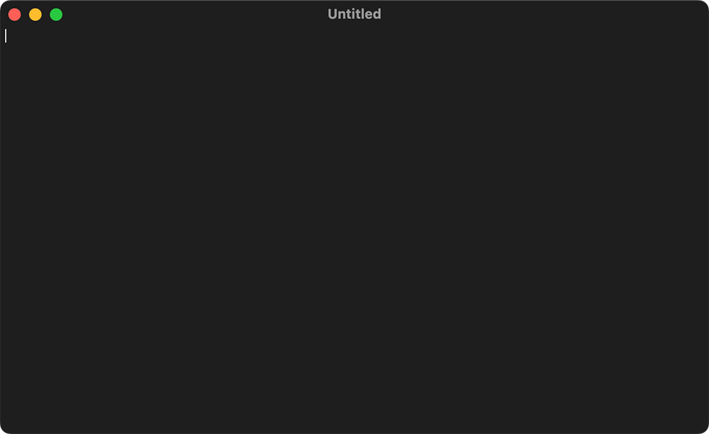 Untitled TextEdit document