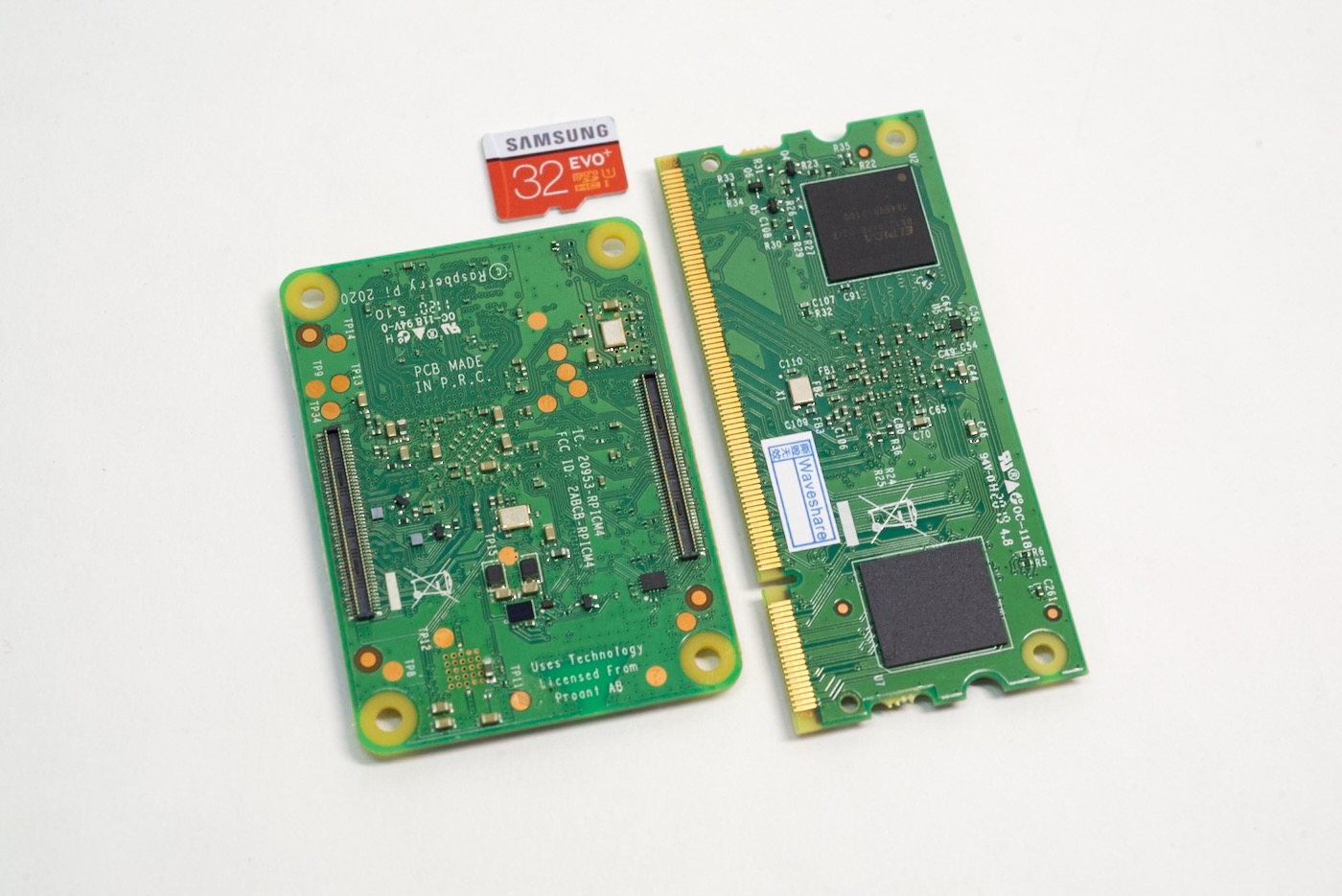 Compute Module 4 and CM3+ edge connectors and board to board SO-DIMM 200-pin