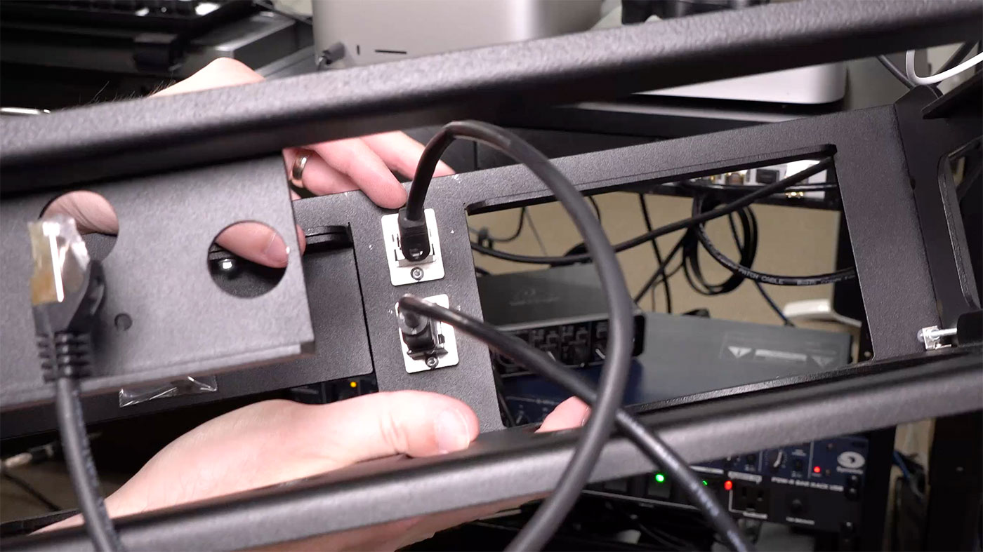 Mac Studio Rack keystone jacks