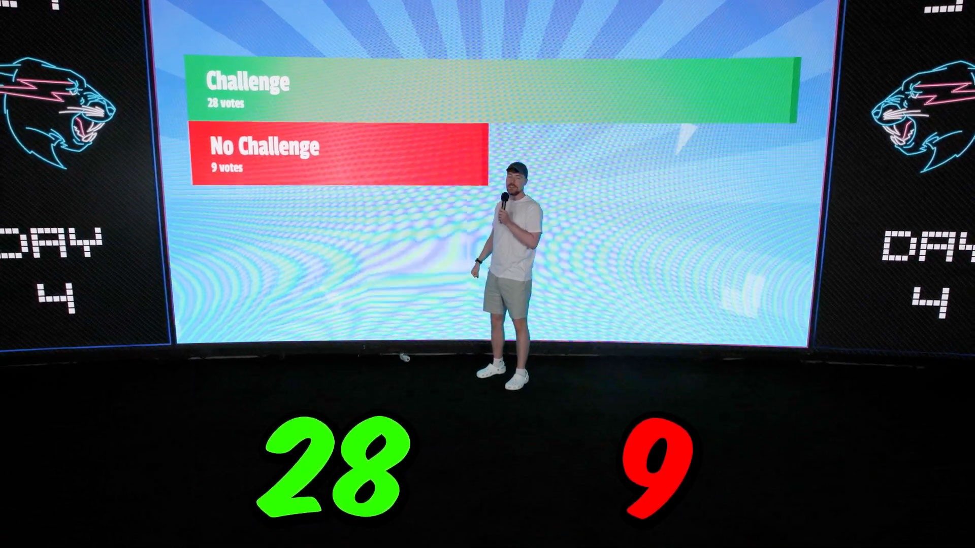 Challenge or No Challenge MrBeast display