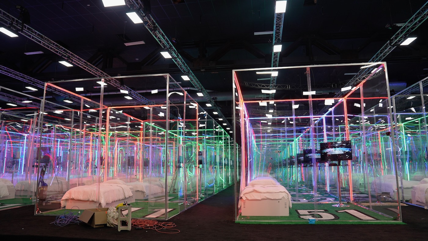 LED lighting in all the 100 rooms