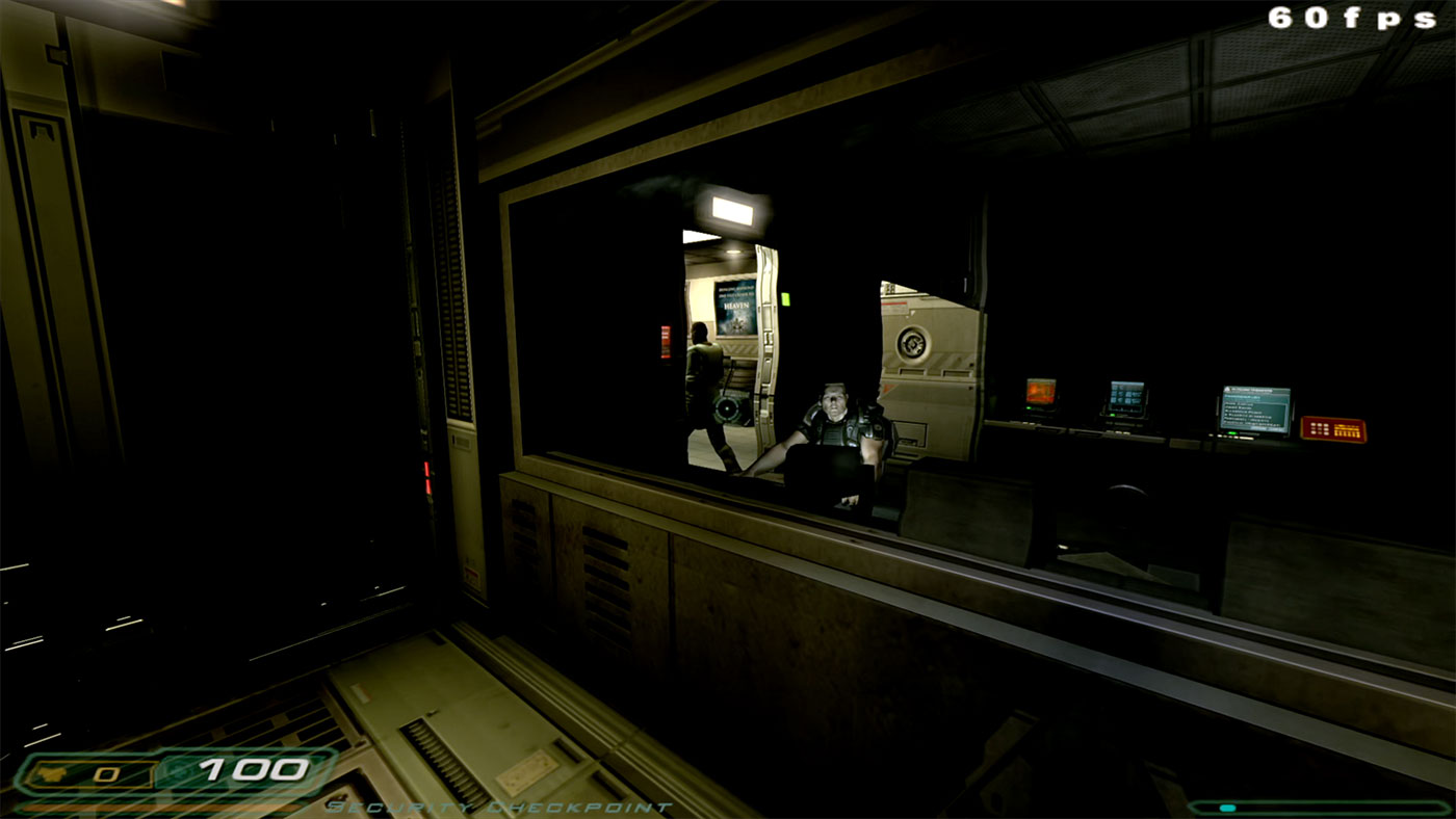 Dhewm 3 Doom 3 running on Ampere Altra Max Developer Platform