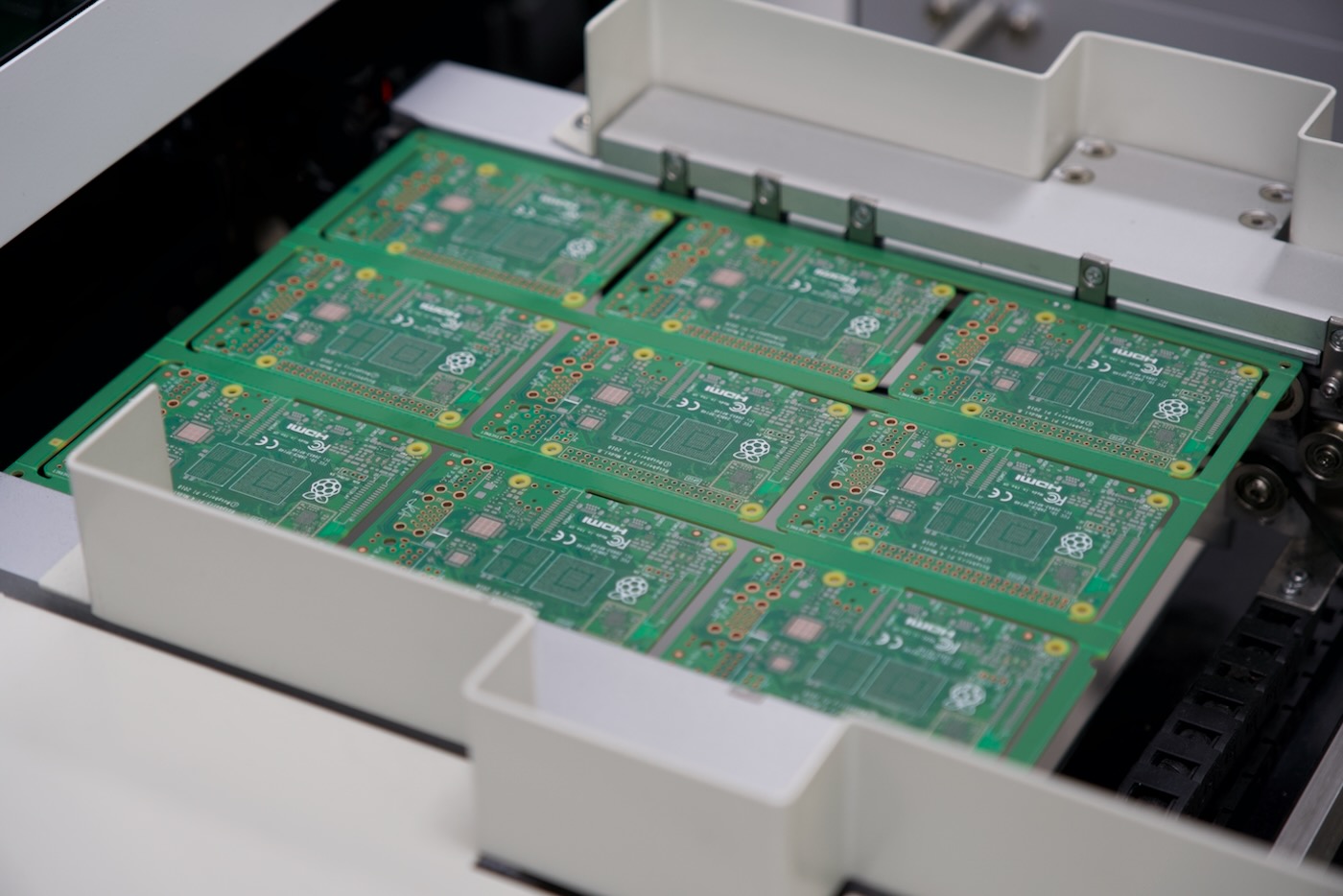 Pi PCBs with Solder Paste