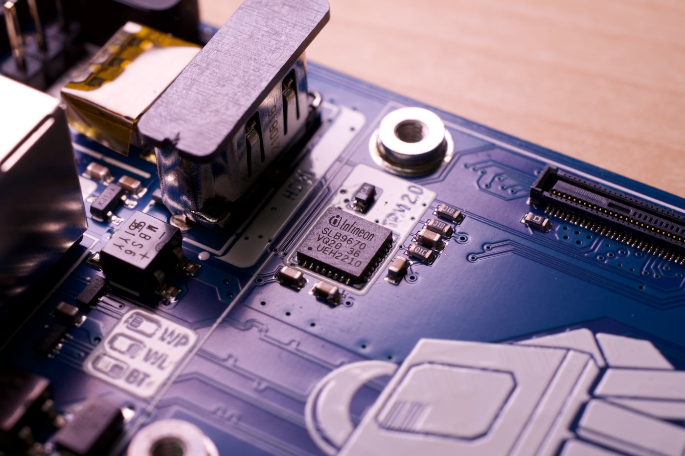 Infineon TPM 2.0 chip on Compute Blade