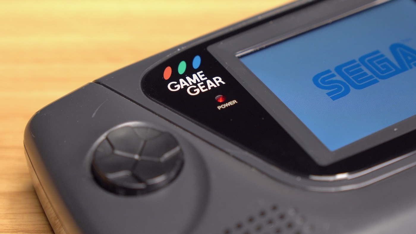 Game Gear Sega logo new glass