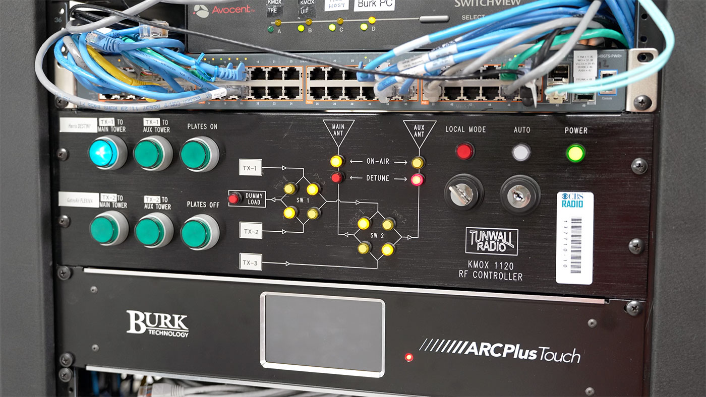 KMOX-AM Tunwall Radio feed switching remote control