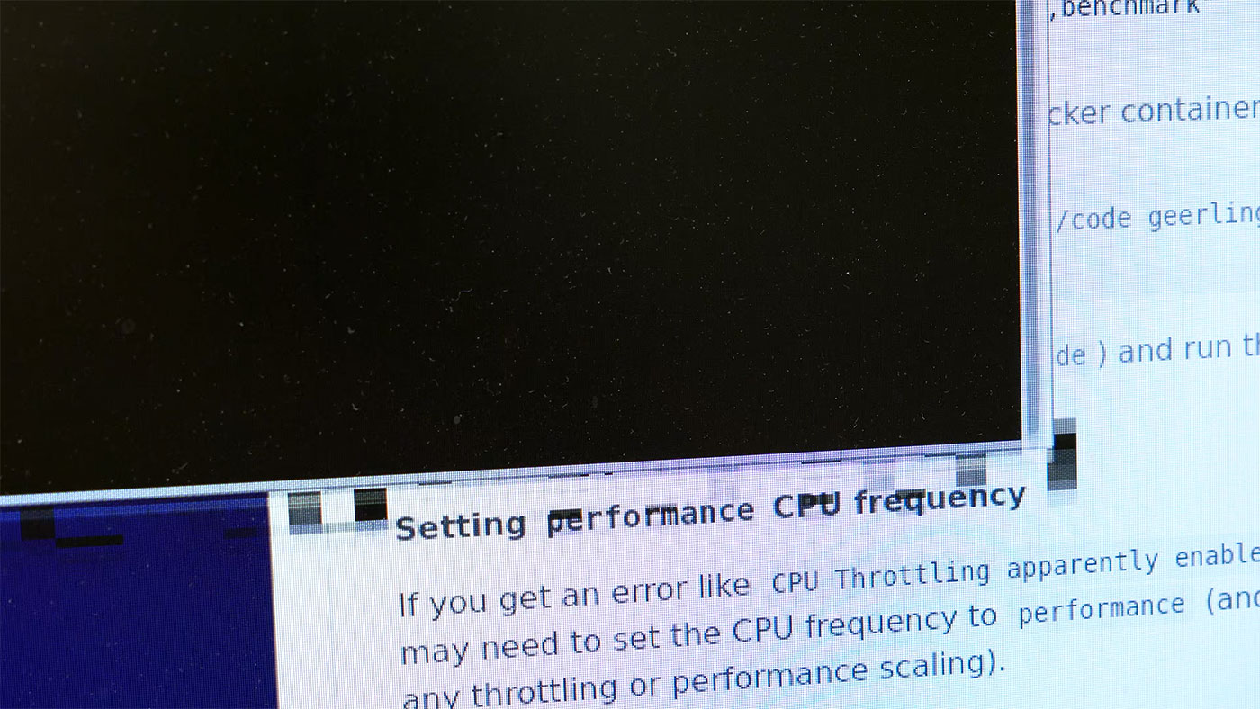 Terminal glitchy artifacts in Debian on Rock 5 model B