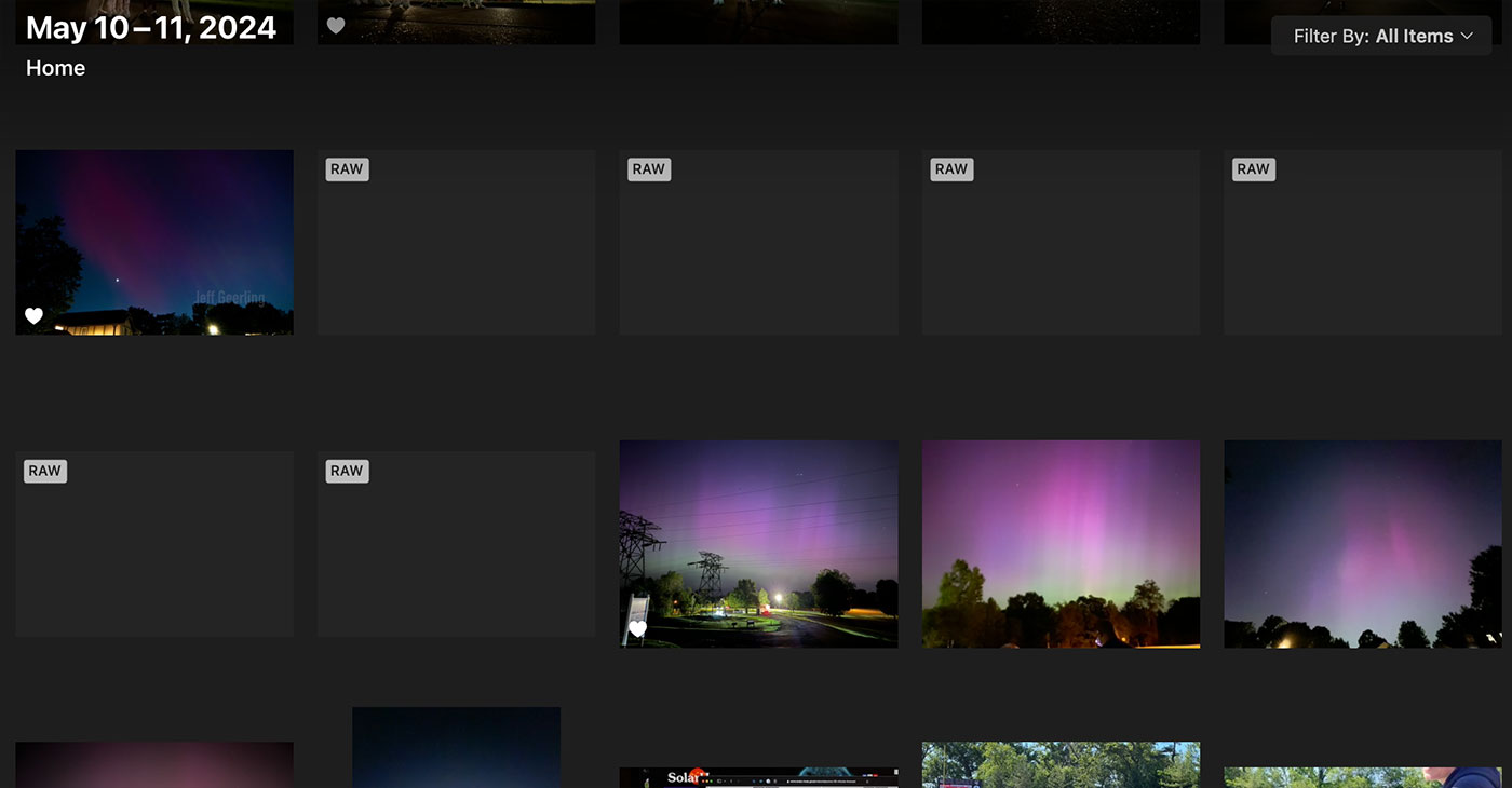 Apple Photos - pictures not appearing in library
