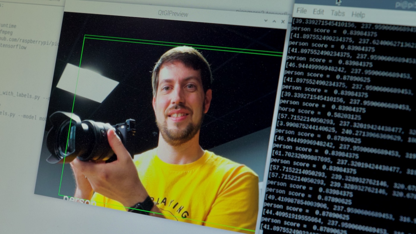 Jeff Geerling person object detection on Pi 5