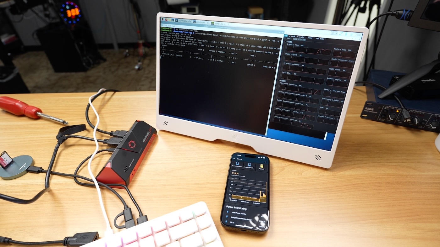 Raspberry Pi 500+ LLM accelerated with AMD Radeon RX 7900 XT
