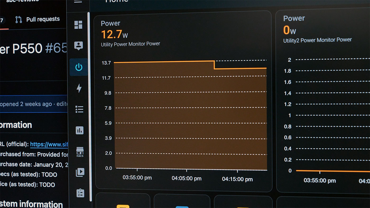 Home Assistant power graph with ApexCharts card