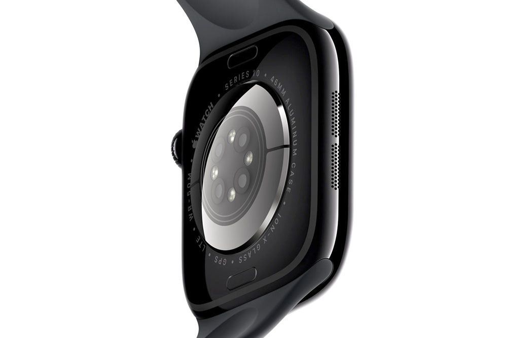 Apple Watch Series 10 with GPS back