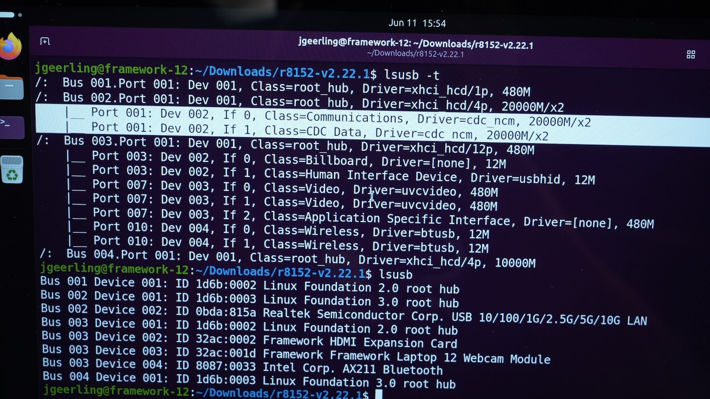 USB 3.2 Gen 2 20000 mbps lsusb rating