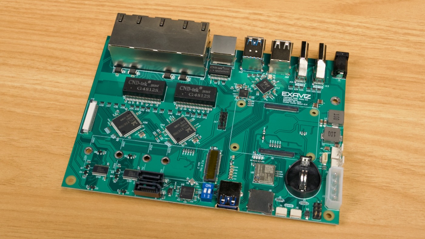 Exaviz Cruiser CM5 carrier board top