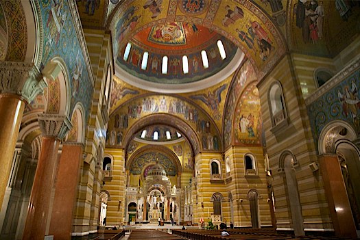Cathedral Basilica of St. Louis - Nave Photo by Jeff Geerling