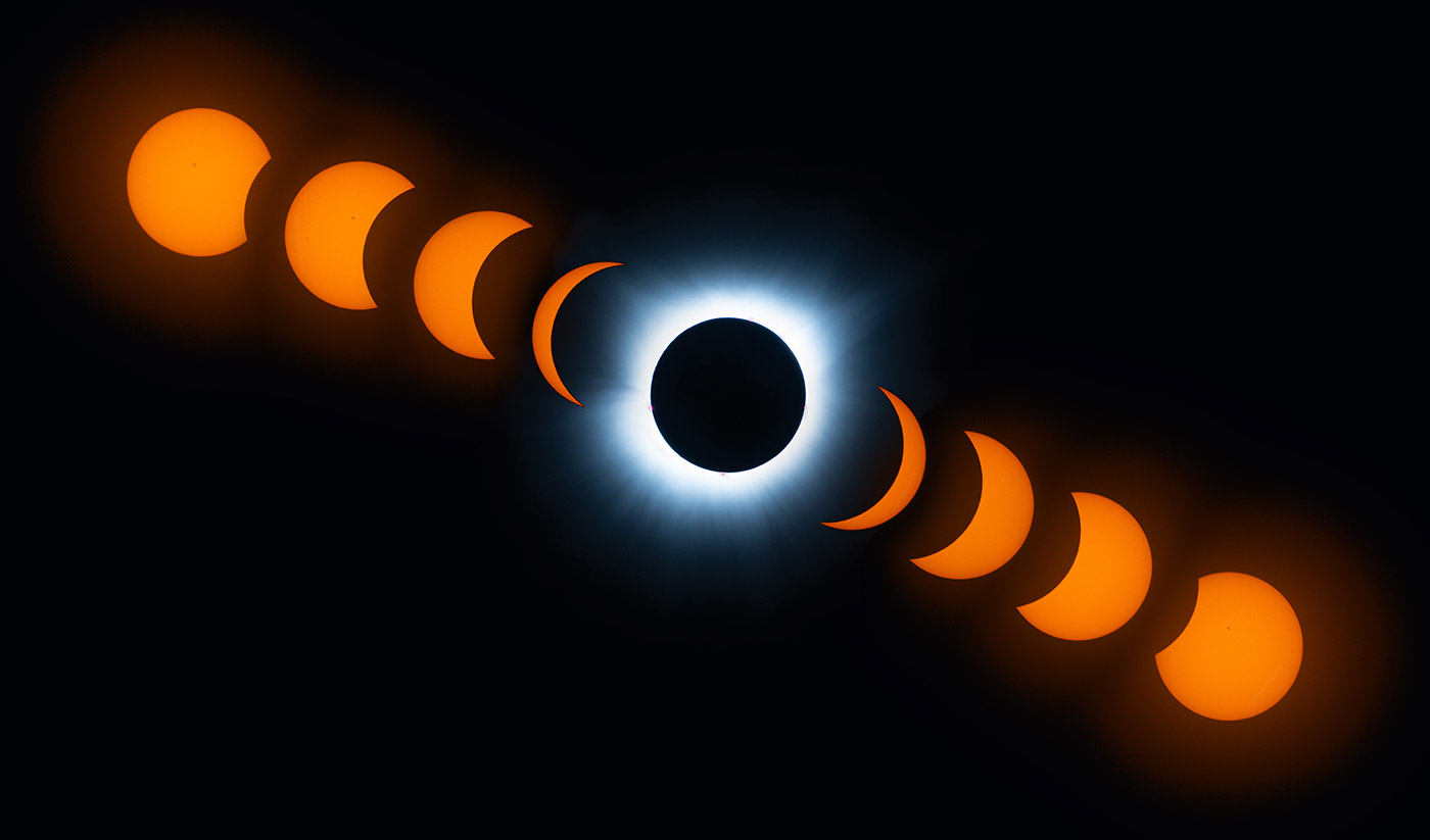 2024 Total Solar Eclipse composite photo by Jeff Geerling