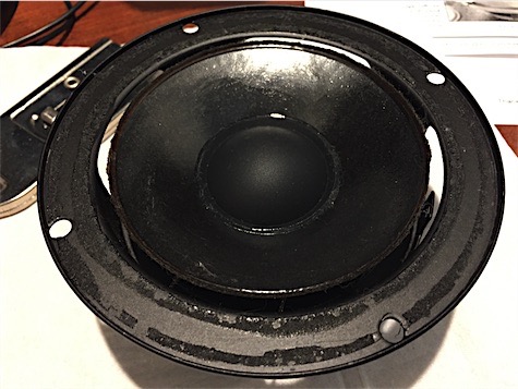 JBL J520m speaker woofer foam scraped off