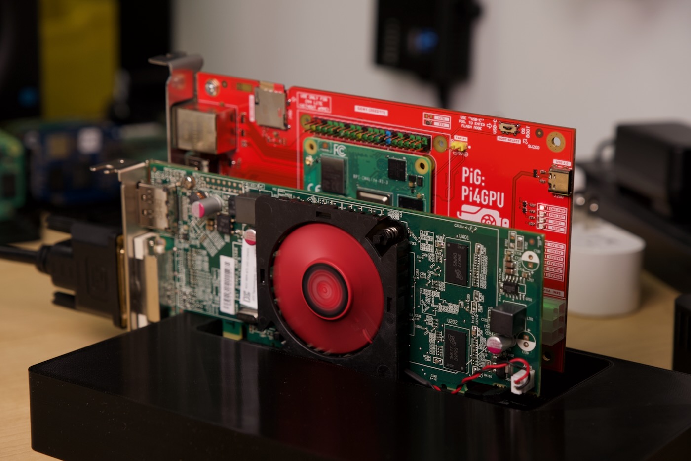 Pi4GPU with AMD Radeon HD 7450 Graphics Card