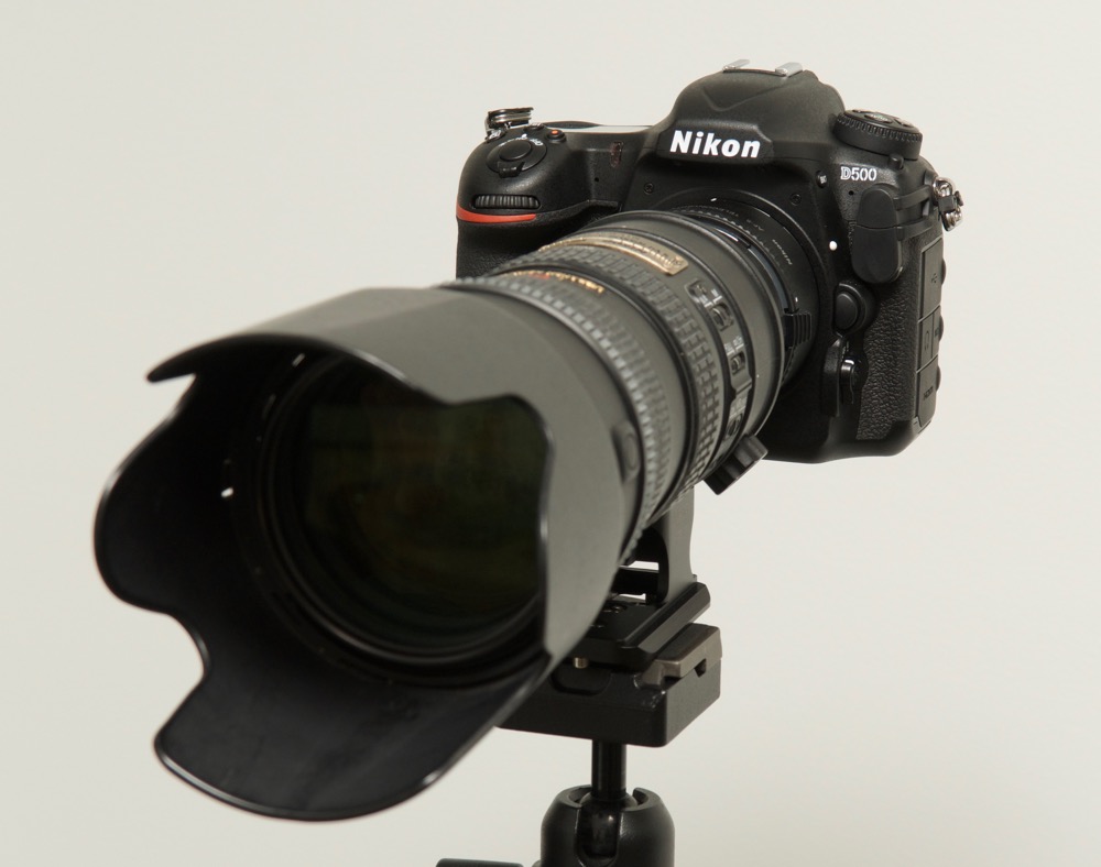 Nikon D500 and 70-200mm VR f/2.8 lens