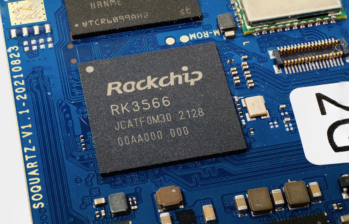 Rockchip RK3566 SoC on Pine64 SOQuartz