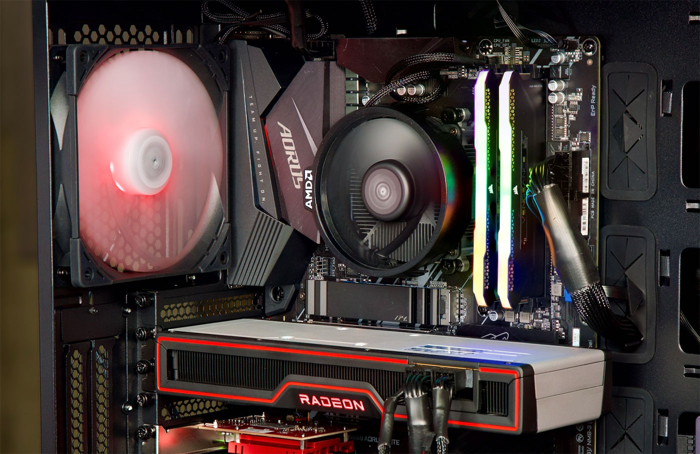 AMD Wraith cooler on Ryzen 5 5600x CPU