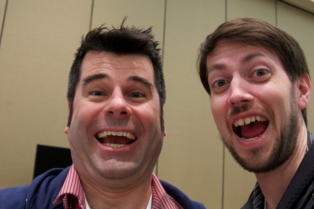 Chris Urban and Jeff Geerling at DrupalCon Seattle 2019